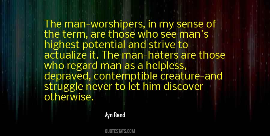 Man Helpless Quotes #1251351