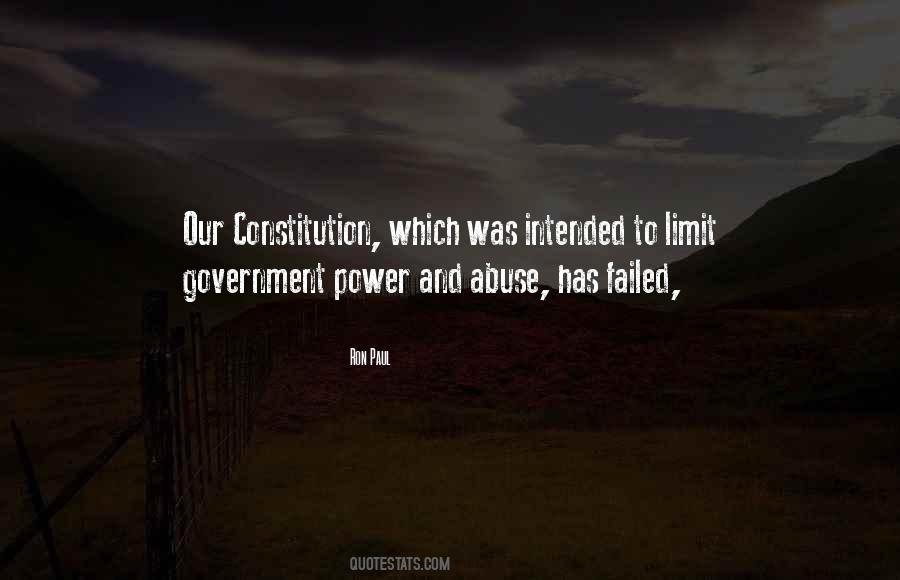 Quotes About Power Abuse #494811