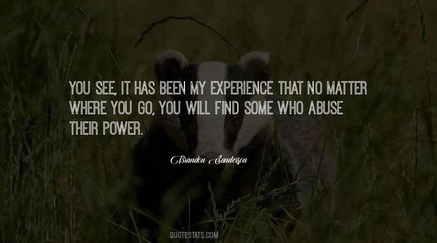 Quotes About Power Abuse #833141