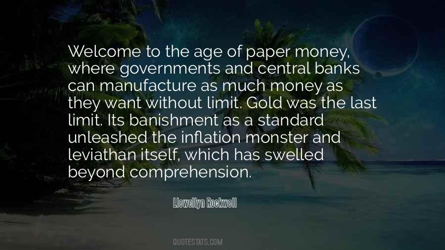 Quotes About Paper Money #1233604