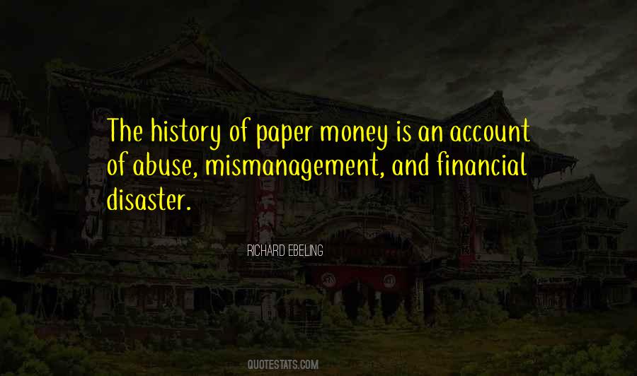 Quotes About Paper Money #396739