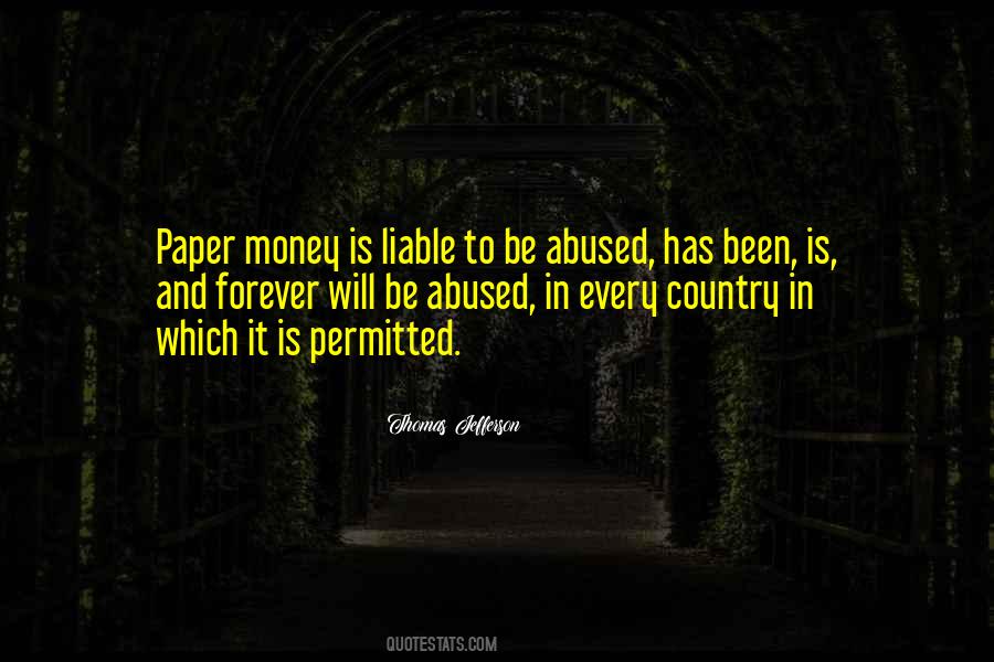 Quotes About Paper Money #959017