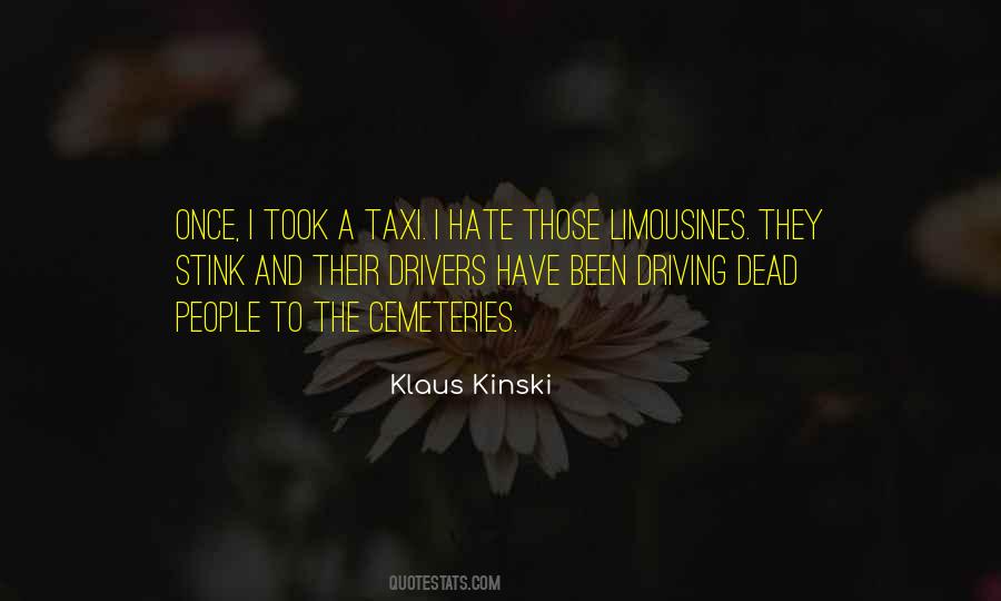 Quotes About Taxi Drivers #113757