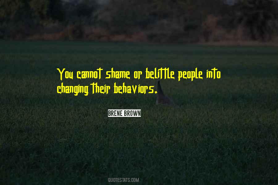 Changing Behaviors Quotes #1287558