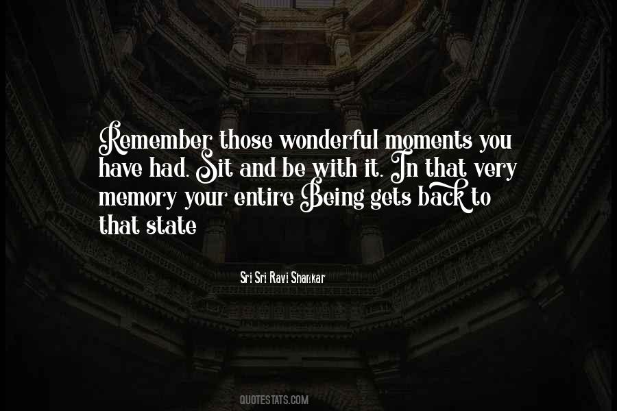 Quotes About Moments To Remember #1612651