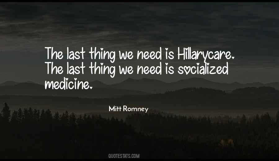 Quotes About Socialized Medicine #331389