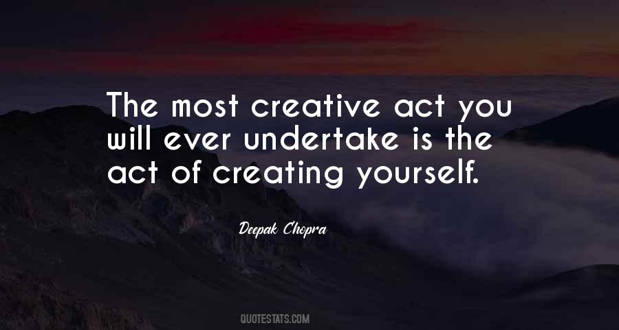 Creative Act Quotes #1483901