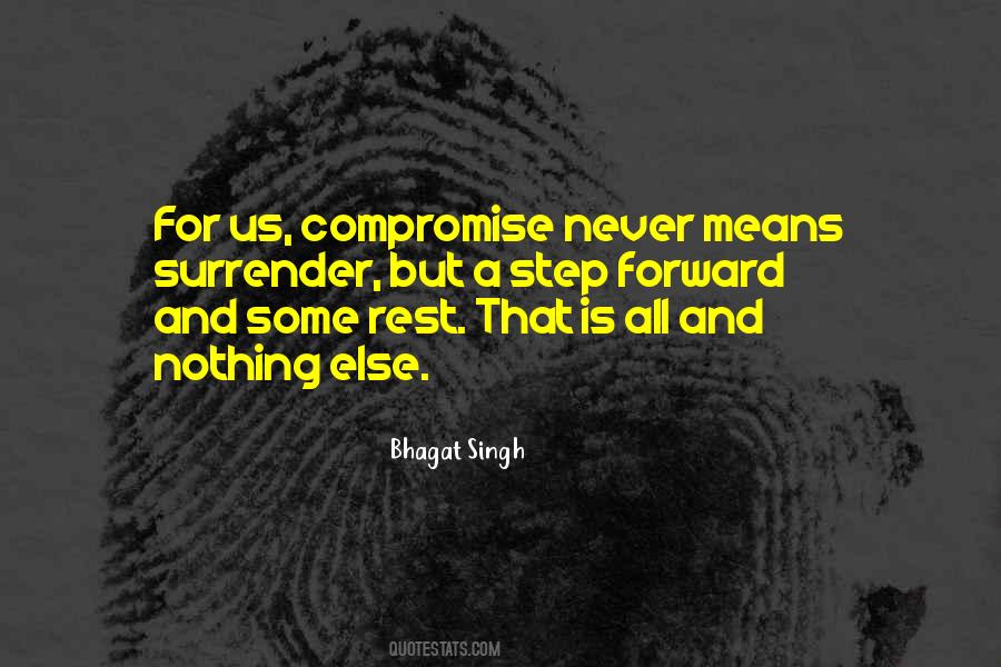 Never Compromise Quotes #312981