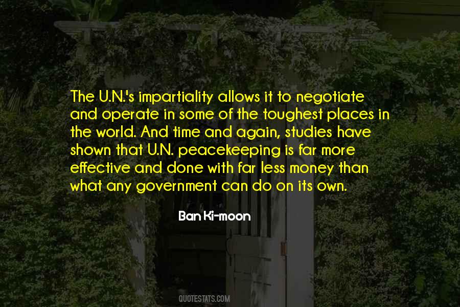 Quotes About Un Peacekeeping #1004092