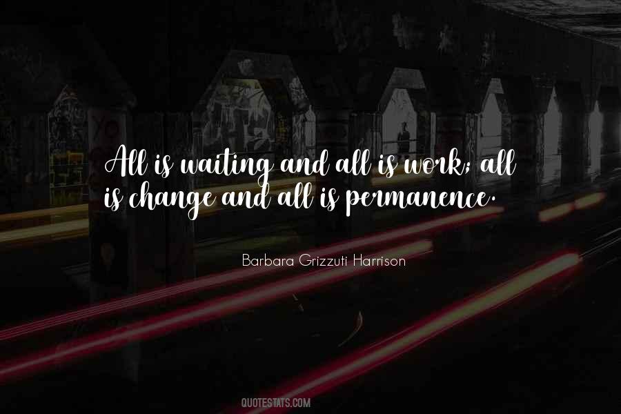 Quotes About Permanence #843148