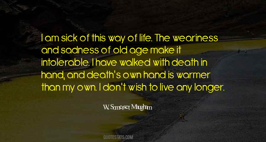 Quotes About Sadness Of Death #1250351