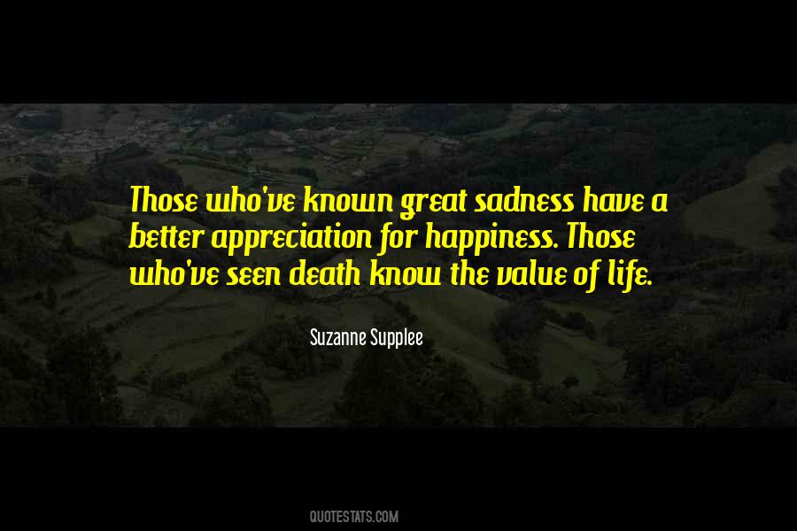 Quotes About Sadness Of Death #721001
