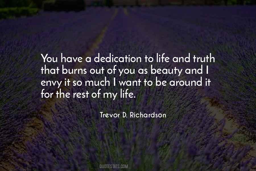 Quotes About Dedication To Love #806368