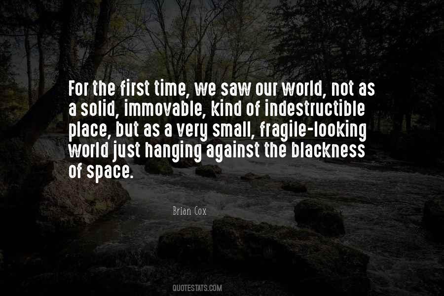 Quotes About The World Being A Small Place #1161377