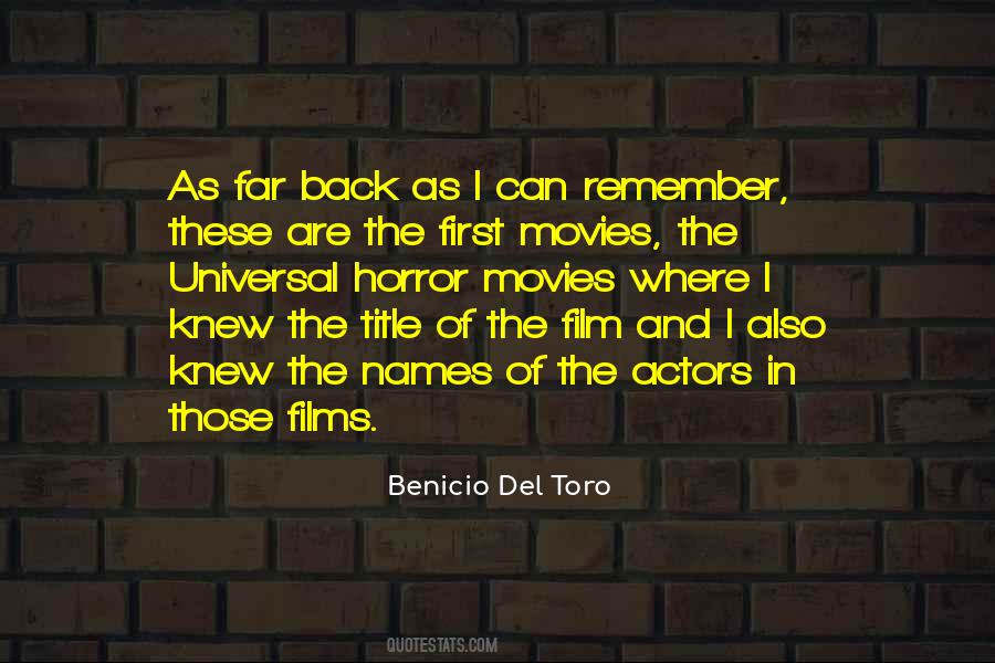 Quotes About Film Actors #356601