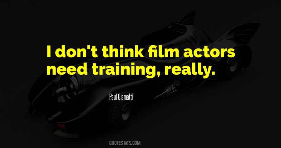 Quotes About Film Actors #52513