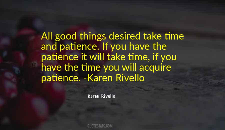 Quotes About Time And Patience #823907