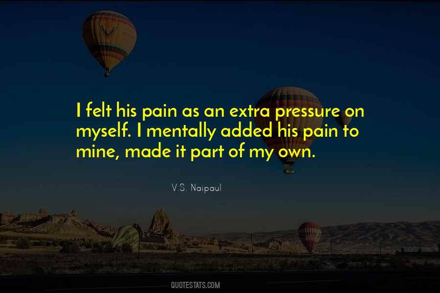 His Pain Quotes #1709463