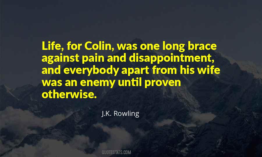 His Pain Quotes #47403