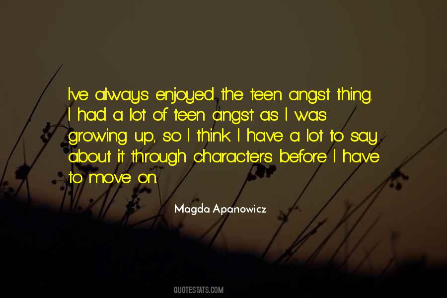 Quotes About Angst #255941