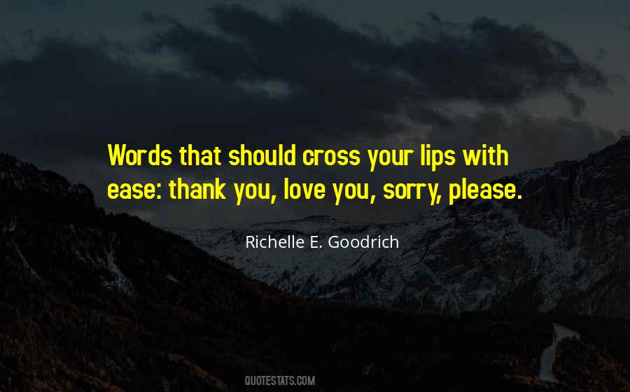 Quotes About Sorry Love #202864