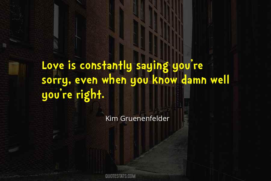 Quotes About Sorry Love #313228