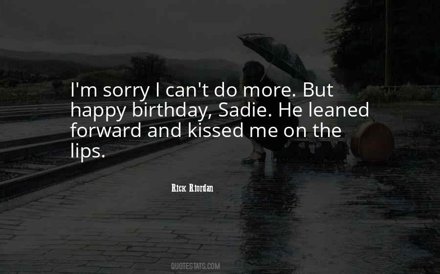 Quotes About Sorry Love #369569