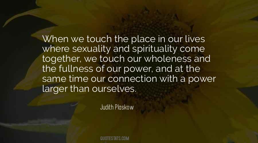 Quotes About Sexuality And Spirituality #1864083