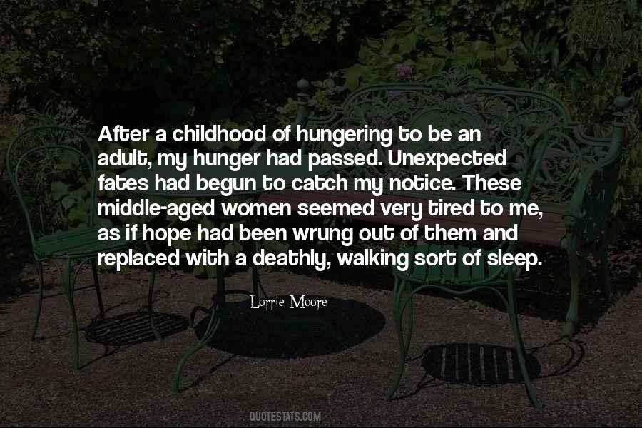 Quotes About Childhood Hunger #1250455