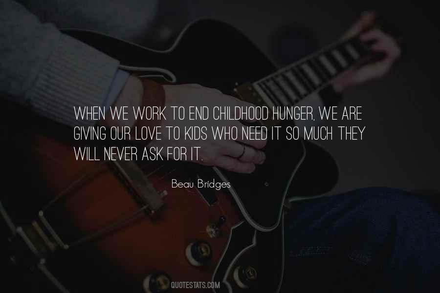 Quotes About Childhood Hunger #1809835