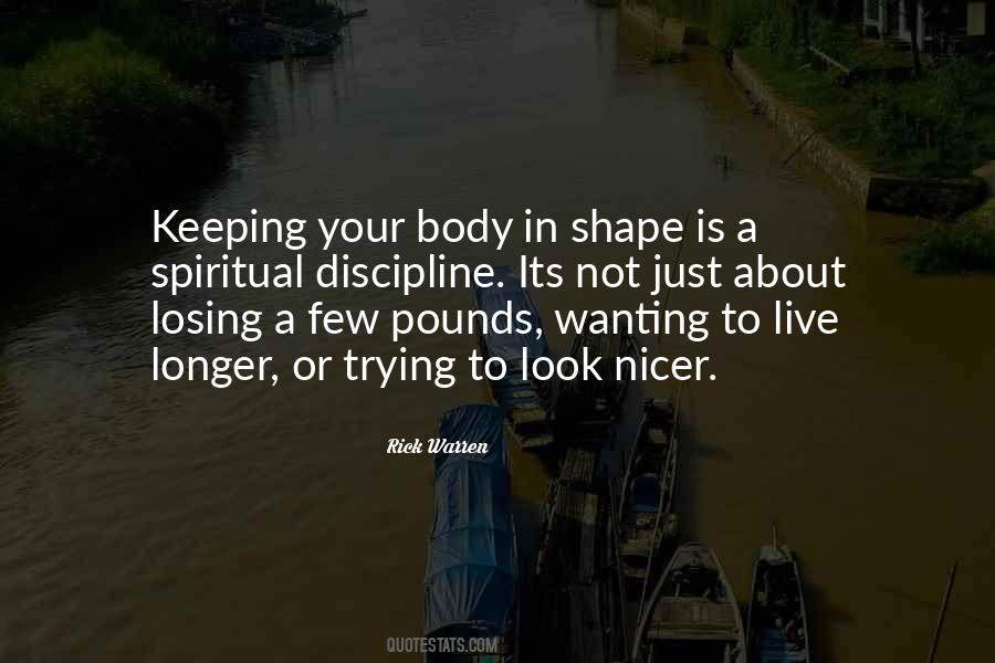 Quotes About Body Shape #124159