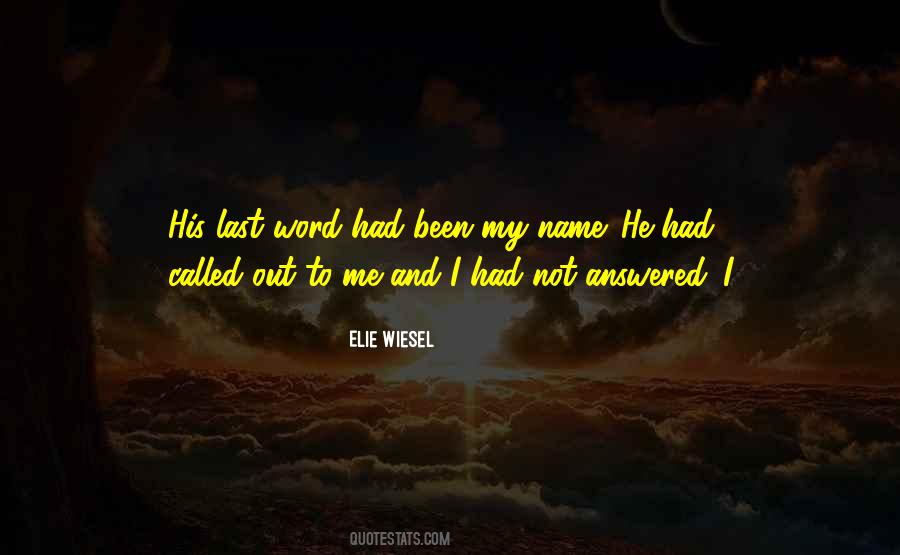 Quotes About His Last Name #1086841