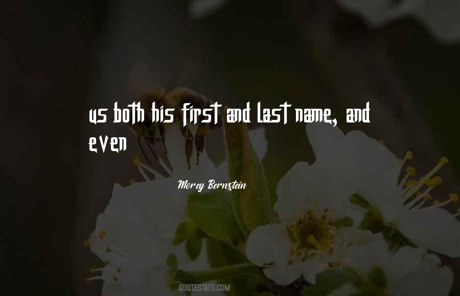Quotes About His Last Name #330240