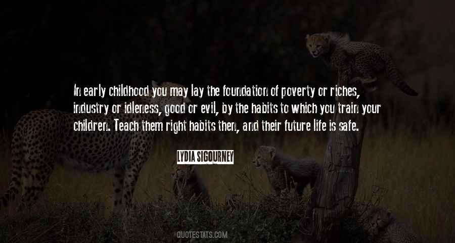 Quotes About Childhood Poverty #1117636
