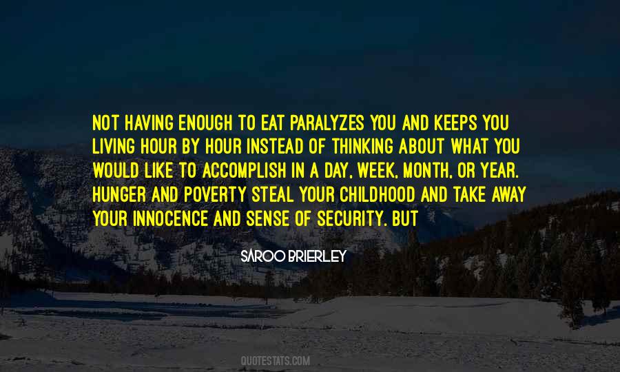 Quotes About Childhood Poverty #1643849