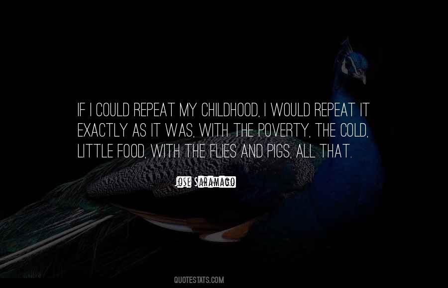 Quotes About Childhood Poverty #300888
