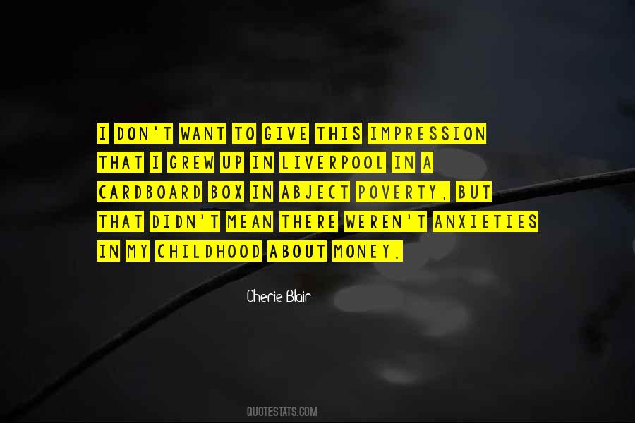 Quotes About Childhood Poverty #602215