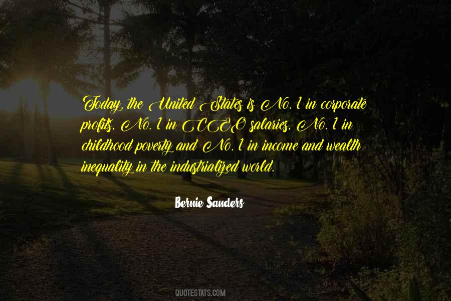 Quotes About Childhood Poverty #631141