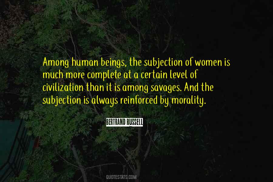 The Subjection Of Women Quotes #1746629