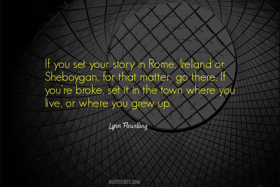 Quotes About Where You Grew Up #267476