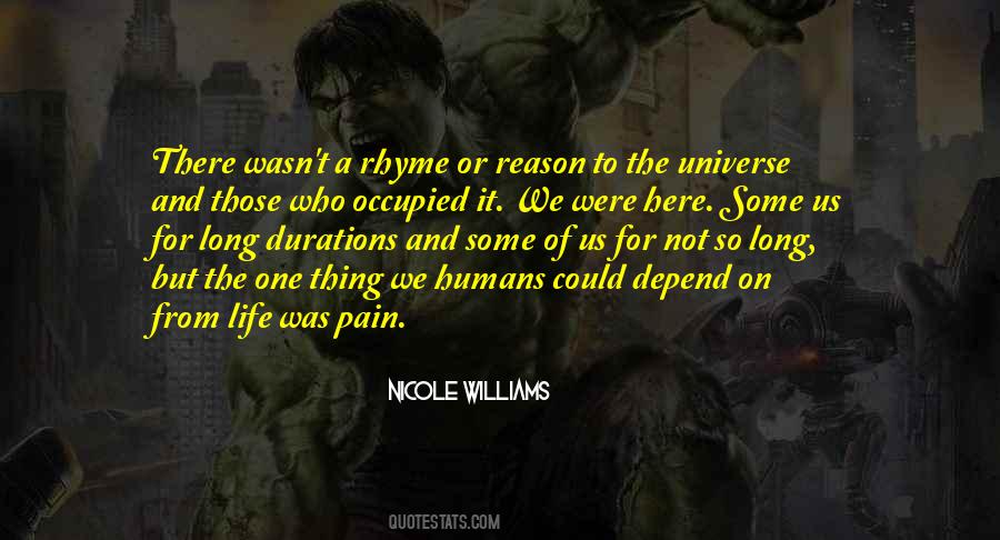 Universe And Humans Quotes #1621550