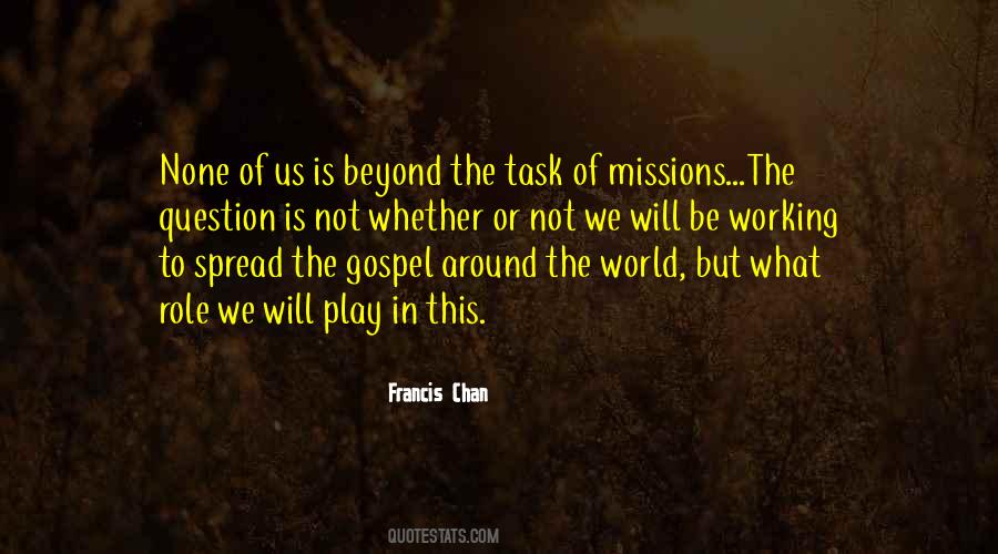 Quotes About Missions #1788366