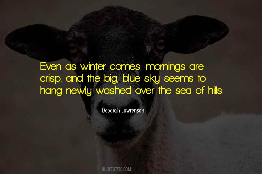 Quotes About Winter Mornings #1394706
