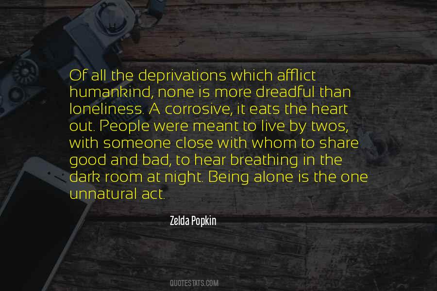 Quotes About Being Alone #1042113