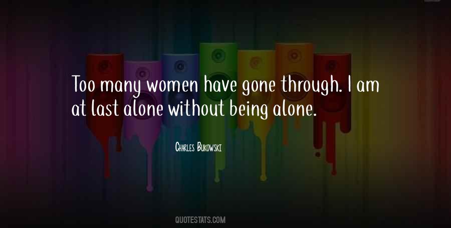 Quotes About Being Alone #1267316