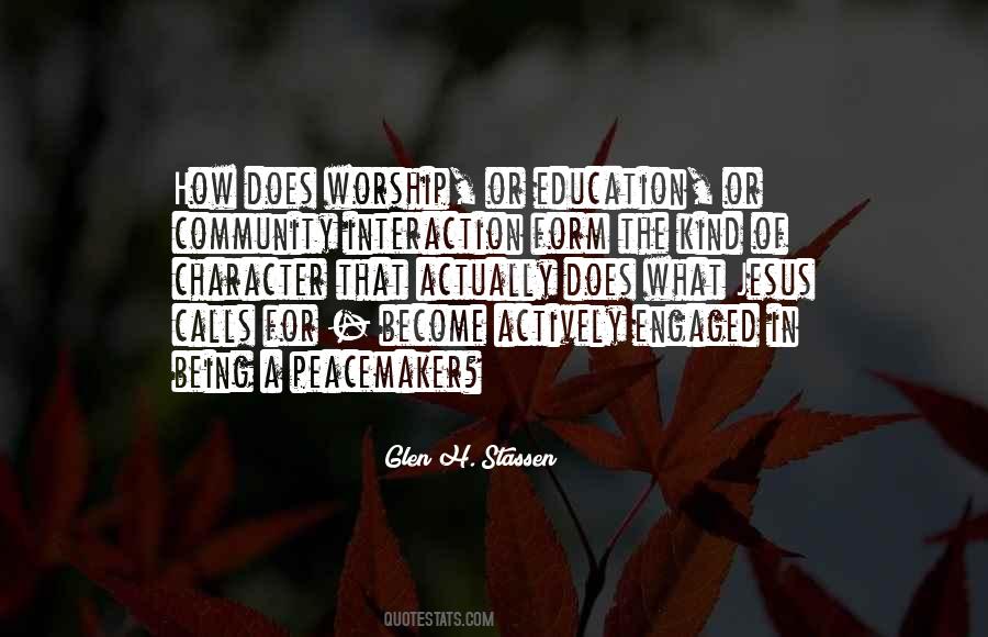 Be A Peacemaker Quotes #1333025