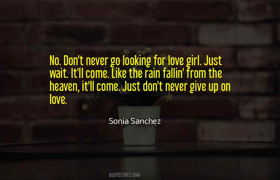 Quotes About Give Up On Love #765371