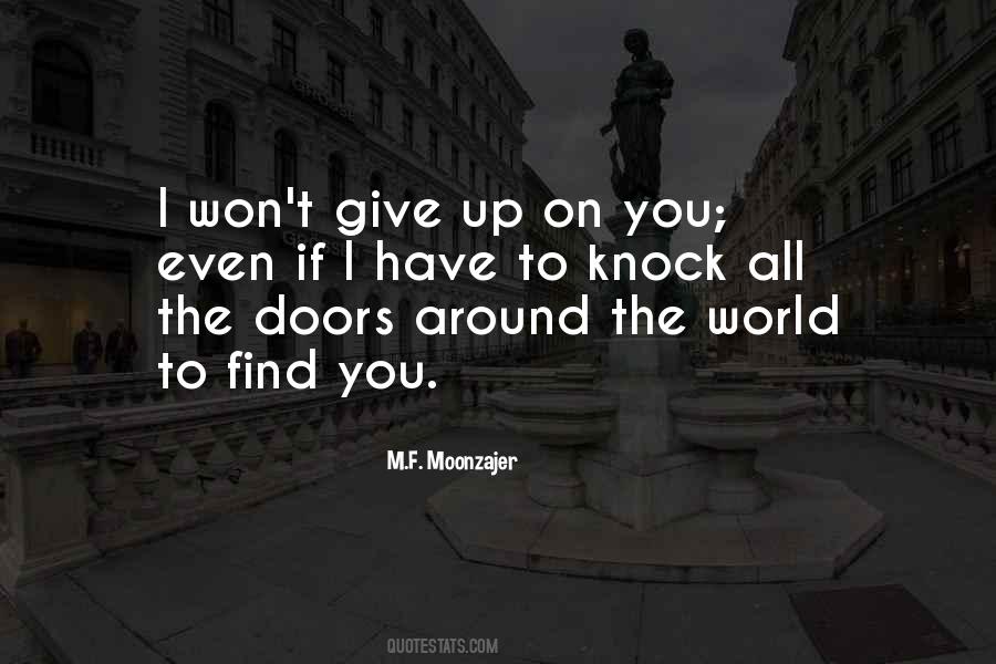 Quotes About Give Up On Love #986582