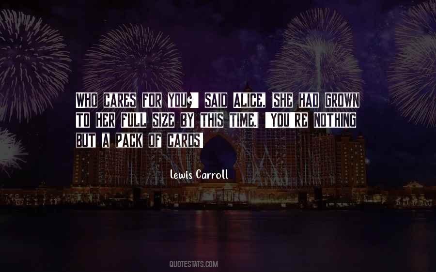 Quotes About Pack Of Cards #1015025