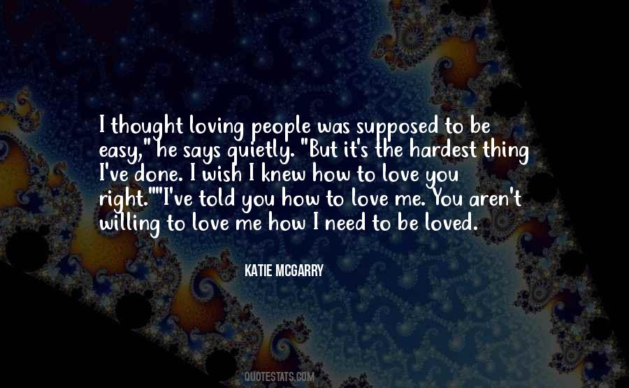 Quotes About I Thought You Loved Me #1151778